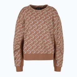 Bluza damska EA7 Emporio Armani Train Graphics Series T-Top. Brązowe bluzy EA7 Emporio Armani, l, bez wzorów, z bawełny, bez kaptura. Za 499.99 zł.