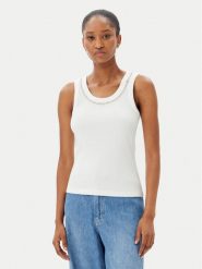 Marella Top Dede 2515941032 Écru Regular Fit. Topy Marella, s, bez wzorów, z bawełny, bez kołnierzyka, bez ramiączek. Za 349.99 zł.