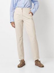 Toni Spodnie chino w kolorze kremowym rozmiar: W38. Brązowe chinosy Toni, bez wzorów. Za 173.99 zł.