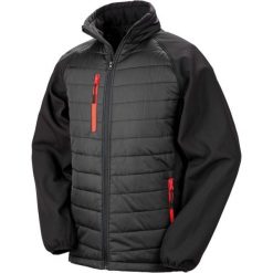 Kurtka Result Softshell Rembourrée Black Compass. Czarne kurtki RESULT, m, bez wzorów, z poliesteru, bez kaptura. Za 195.60 zł.