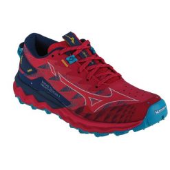 Buty Mizuno Wave Daichi 7 W J1GK227141. Czerwone buty do biegania Mizuno, bez wzorów, z gumy, bez zapięcia, do biegania, mizuno wave. Za 499.99 zł.