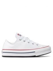 Converse Trampki Chuck Taylor All Star Eva Lift Ox 272858C Biały. Białe trampki Converse, bez wzorów, z materiału, retro, bez zapięcia. Za 219.99 zł.