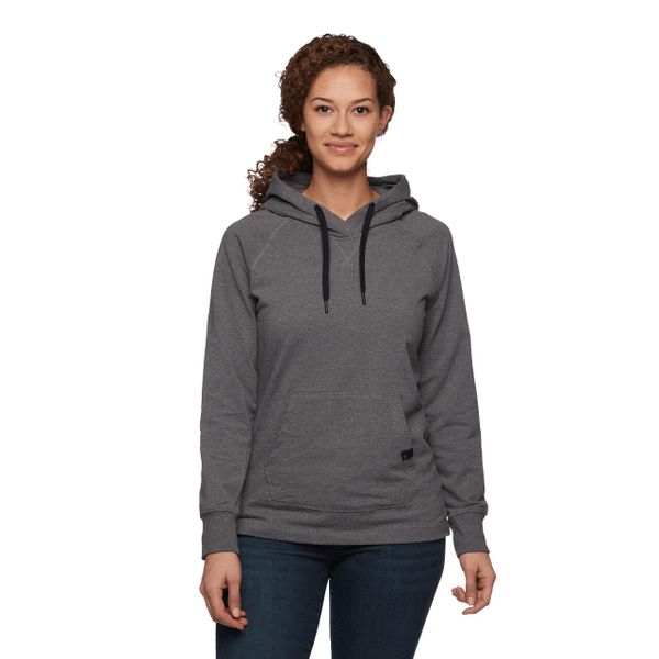 Bluza turystyczna z kapturem damska Black Diamond Rays Pullover Hoody. Szare bluzy Black Diamond, xl, bez wzorów, z kapturem, trekkingowe. Za 183.99 zł.
