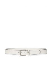 LAUREN RALPH LAUREN Pasek Damski 412968765005 Biały. Białe paski Lauren Ralph Lauren, bez wzorów, ze skóry. Za 309.99 zł.