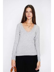 William de Faye Sweter w kolorze jasnoszarym rozmiar: 36. Szare swetry William de Faye, bez wzorów, z kaszmiru, klasyczne, bez ramiączek. Za 130.99 zł.