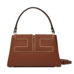 Torebka Elisabetta Franchi. Brązowe torebki klasyczne Elisabetta Franchi, bez wzorów, bez dodatków. Za 1,539.00 zł.