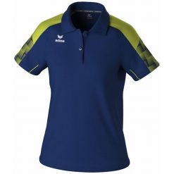 Damska koszulka polo Erima Evo Star. Niebieskie t-shirty sportowe Erima, bez wzorów, bez ramiączek, do piłki nożnej. Za 181.00 zł.