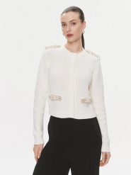 TWINSET Kardigan 241TP3111 Écru Regular Fit. Swetry Twinset, l, bez wzorów, z bawełny, bez ramiączek. Za 1,169.00 zł.