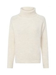 More & More sweter z golfem Kobiety Sztuczne włókno niebieski, 46. Niebieskie swetry More & More, bez wzorów, z dzianiny, bez ramiączek. Za 229.95 zł.