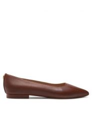 Lauren Ralph Lauren Baleriny Londyn 802862706002 Brązowy. Brązowe baleriny Lauren Ralph Lauren, bez wzorów, ze skóry, bez obcasa, bez zapięcia. Za 469.99 zł.