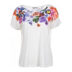 Desigual Desigual T-Shirt Damski M Biały. T-shirty marki Desigual. W wyprzedaży za 163.00 zł.