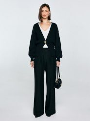 BIG STAR Kardigan w kolorze ciemnozielonym rozmiar: S/M. Zielone swetry BIG STAR, m, bez wzorów, retro, bez ramiączek. Za 139.99 zł.