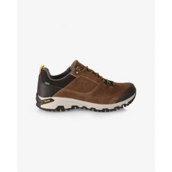 Niskie buty outdoorowe unisex Kilpi ANAK LOW WP-U. Brązowe buty trekkingowe Kilpi, z nylonu, bez zapięcia. Za 835.17 zł.