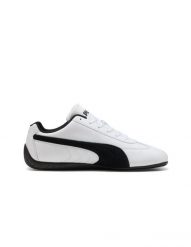 Buty PUMA Speedcat Lthr Białe/Czarne. Białe buty do biegania Puma, bez wzorów, z gumy, bez zapięcia, do biegania. Za 321.33 zł.