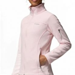 Bluza Columbia Fast Trek Ii Różowa. Czerwone bluzy Columbia, l, bez wzorów, z tkaniny, bez ramiączek, bez kaptura. Za 219.00 zł.