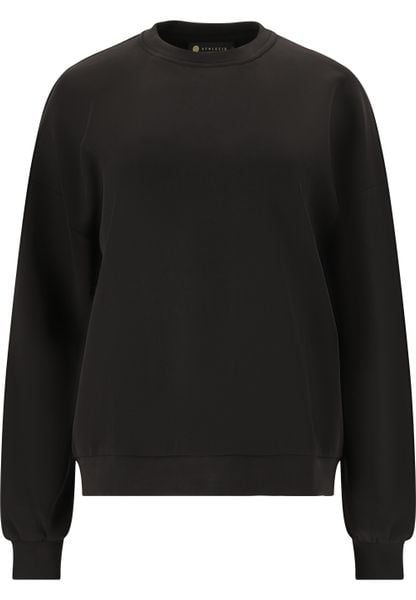 Bluza damska Athlecia Jillnana. Czarne bluzy Athlecia, bez wzorów, z elastanu, bez kaptura, na fitness i siłownię. Za 261.10 zł.