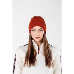 Czapka zimowa 100% wełna merino - Icewall (250 g/m²). Czerwone czapki zimowe WOOLONA, bez wzorów, z wełny, sportowe. W wyprzedaży za 126.00 zł.