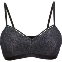 Biustonosz bustier bonprix czarny z połyskiem. Biustonosze marki bonprix. Za 34.99 zł.
