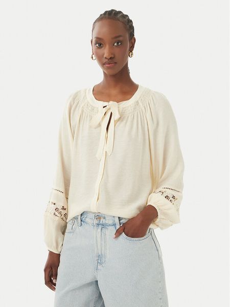 Vero Moda Koszula Stacy 10343458 Kremowy Loose Fit. Białe koszule Vero Moda, s, bez wzorów, z wiskozy, bez kołnierzyka, bez ramiączek. Za 199.99 zł.