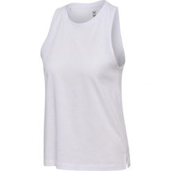 Damski tank top Hummel Canja. Białe topy Hummel, bez wzorów, sportowe, bez kołnierzyka, bez ramiączek. Za 182.00 zł.