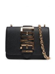 LOVE MOSCHINO Torebka JC4227PP0MKC0000 Czarny. Czarne kopertówki Love Moschino, bez wzorów, ze skóry, wizytowe, bez dodatków. Za 649.99 zł.