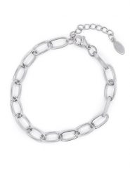 MOODE Bransoletka "June" rozmiar: onesize. Szare bransoletki MOODE, ze stali. Za 39.99 zł.