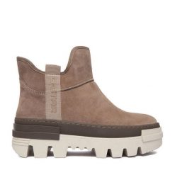 Botki G-Star Raw. Szare botki G-Star Raw, bez wzorów, retro, bez obcasa, na płaskiej podeszwie, bez zapięcia. Za 269.99 zł.