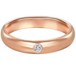 Trilani Pierścionek z Srebro wysokiej próby w Różowy złoty Pierścionki 1 ct Damski. Czerwone pierścionki Trilani, z cyrkonią, pozłacane. Za 159.99 zł.