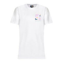 Koszulka damska Ellesse Fortunata. Białe t-shirty sportowe Ellesse, bez wzorów, z bawełny, bez ramiączek. Za 78.99 zł.