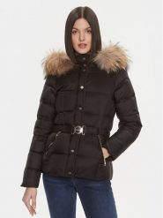 Liu Jo Kurtka puchowa MF3062 T3130 Czarny Regular Fit. Czarne kurtki Liu Jo, na zimę, bez wzorów, z puchu, bez kaptura. Za 1,209.00 zł.