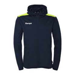 Bluza dresowa z kapturem Kempa Emotion 27. Niebieskie bluzy z kapturem Kempa, s, bez wzorów, z dresówki, z kapturem, do piłki ręcznej. Za 231.70 zł.