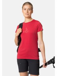 Odlo Koszulka "Kumano Trees" w kolorze czerwonym rozmiar: XL. Czerwone t-shirty sportowe ODLO, uniwersalny, bez wzorów, z materiału, bez ramiączek. Za 127.65 zł.
