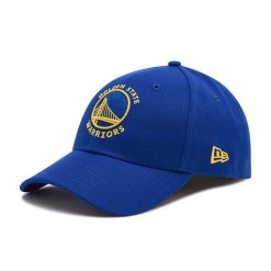 Czapka z daszkiem New Era. Niebieskie czapki z daszkiem New Era, bez wzorów. Za 99.99 zł.