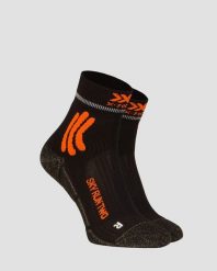Skarpety X-SOCKS SKY RUN TWO 4.0. Brązowe skarpetki X-Socks, bez wzorów, z materiału. Za 75.00 zł.