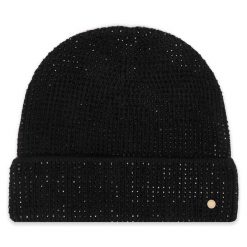 Czapka Armani Exchange. Czarne czapki zimowe Armani Exchange, bez wzorów. Za 349.99 zł.
