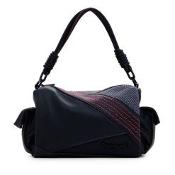 Torebka Desigual. Czarne torebki klasyczne Desigual, bez wzorów, klasyczne, bez dodatków. Za 269.99 zł.