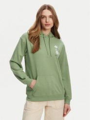 Roxy Bluza ERJFT04952 Zielony Regular Fit. Zielone bluzy Roxy, m, bez wzorów, z syntetyku, bez ramiączek, bez kaptura. Za 149.99 zł.