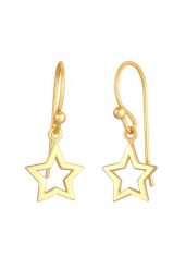 Elli Damska gwiazda wisiora Astro Basic w 925 Sterling Silver Kolczyki 1 ct Damski. Szare kolczyki Elli, srebrne. Za 183.99 zł.