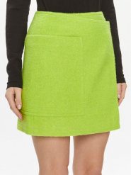 Samsøe Samsøe Spódnica mini Inez F23400012 Zielony Regular Fit. Zielone spódnice Samsøe & Samsøe, m, bez wzorów, z syntetyku, mini. Za 339.99 zł.