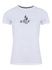 Odlo Koszulka funkcyjna "Kumano Trees" w kolorze białym rozmiar: L. Białe t-shirty sportowe ODLO, l, bez wzorów, bez ramiączek, outdoorowe. Za 127.65 zł.