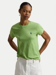 Polo Ralph Lauren T-Shirt 211B14605003 Zielony Classic Fit. Zielone t-shirty Polo Ralph Lauren, xs, bez wzorów, z bawełny, bez kołnierzyka, bez ramiączek. Za 398.99 zł.
