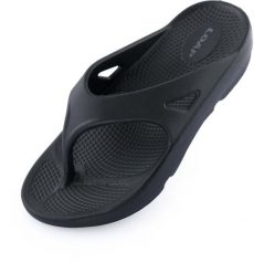Damskie klapki Loap Kara czarne. Czarne klapki ÀLG, bez wzorów, z materiału, eleganckie, bez obcasa, bez zapięcia. Za 120.99 zł.