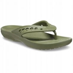 Japonki Dla Dorosłych Crocs Baya II Flip. Niebieskie japonki Crocs, bez wzorów, z materiału. Za 99.99 zł.