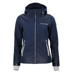 Damska polarowa kurtka z kapturem na zamek Peak Mountain Softshell. Niebieskie kurtki przejściowe sportowe Peak Mountain, na zimę, m, bez wzorów, z polaru, z kapturem. Za 289.00 zł.