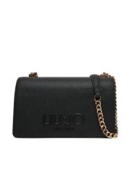 Liu Jo Torebka AA6056 ES029 Czarny. Czarne kopertówki Liu Jo, bez wzorów, ze skóry, wizytowe, bez dodatków. Za 599.99 zł.