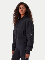 Adidas by Stella McCartney Kurtka bomber True Nature JF6030 Czarny Loose Fit. Czarne kurtki adidas by Stella McCartney, xs, bez wzorów, z syntetyku, bez kaptura. Za 799.99 zł.