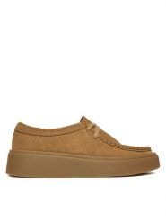Clarks Półbuty Torview W 26184946 Brązowy. Brązowe półbuty wsuwane Clarks, bez wzorów, ze skóry, bez obcasa, na płaskiej podeszwie. Za 569.99 zł.