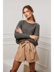 So Cachemire Sweter "Jackson" w kolorze khaki rozmiar: XL. Brązowe swetry So Cachemire, xl, bez wzorów, z kaszmiru, bez ramiączek. Za 253.54 zł.