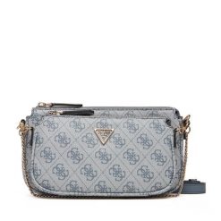 Torebka Guess. Niebieskie listonoszki Guess, z aplikacjami, bez dodatków. Za 419.99 zł.