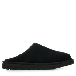 Damskie kapcie Ugg M CLASSIC SLIP-ON 1129290-BLK. Czarne kapcie UGG, bez wzorów, z materiału. Za 569.00 zł.